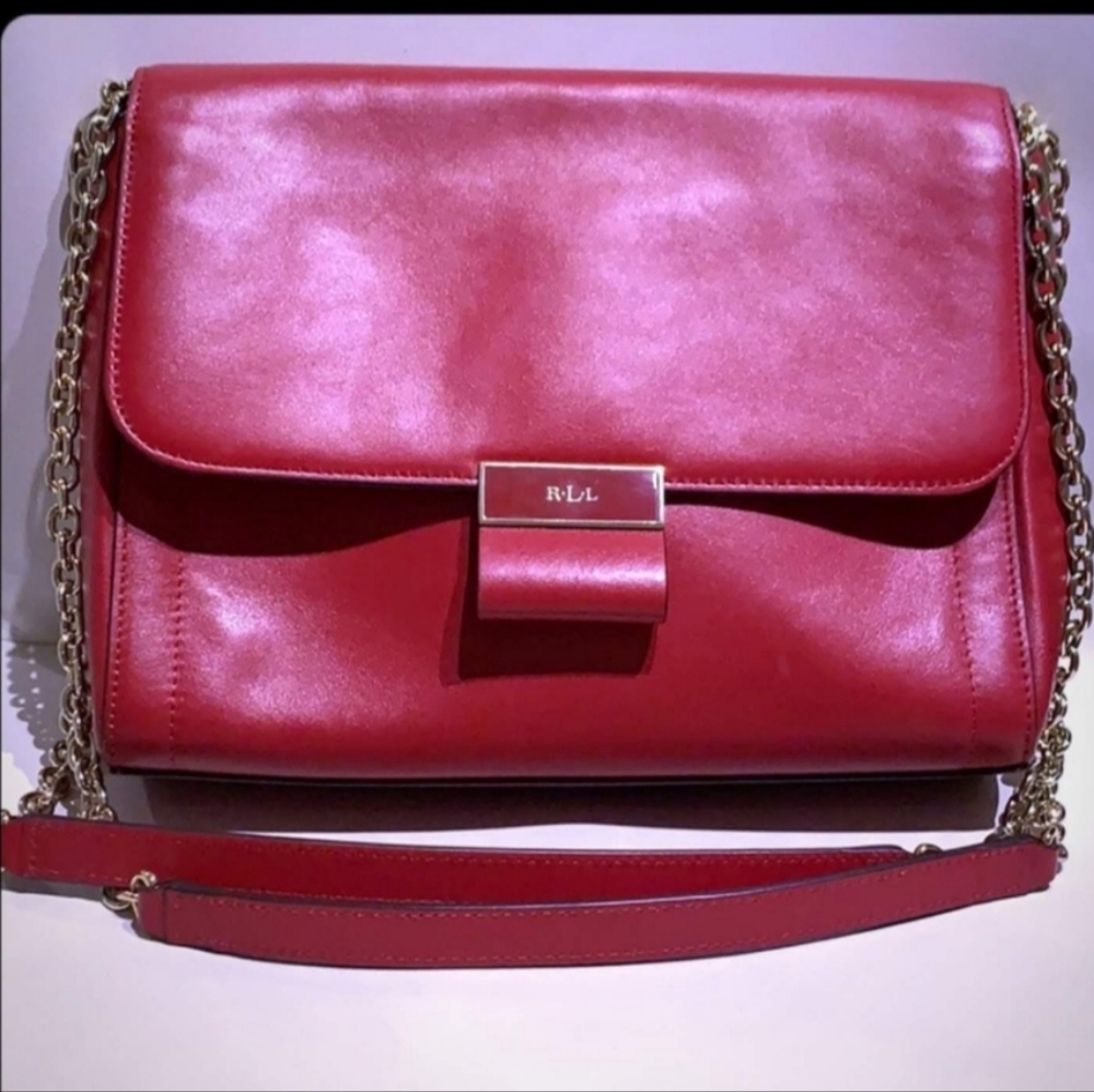 Bold Red R.L.L Shoulder/ crossbody Bag